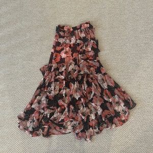 Misa long ruffle skirt